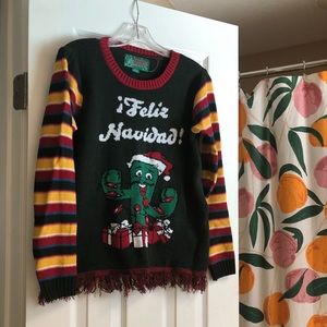 Ugly Christmas sweater cactus 🌵